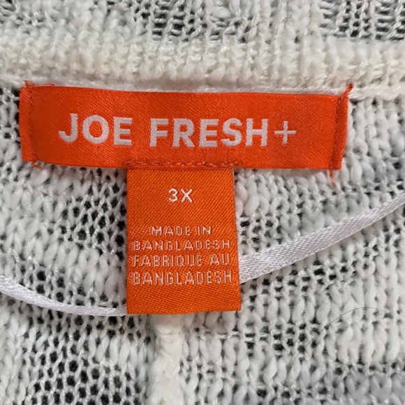 Joe Fresh Light Weight Short Sleeve Open Cardigan 3X - Picture 2 of 6
